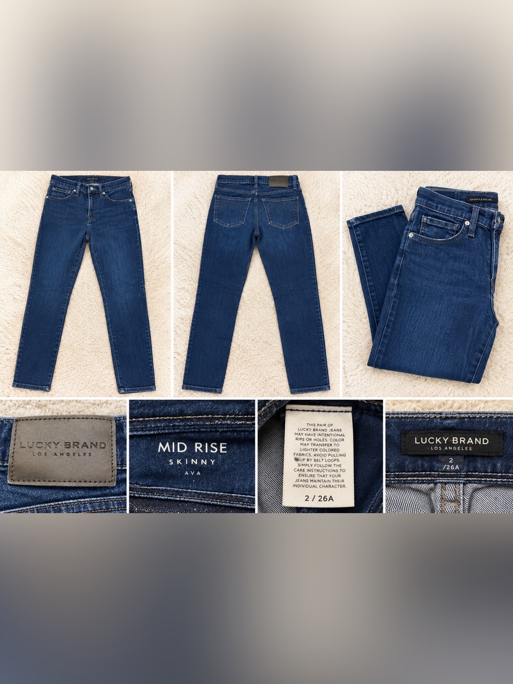 Lucky - Ava Mid Rise Skinny
